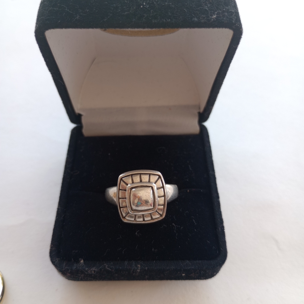 Sterling Silver Geometric Ring